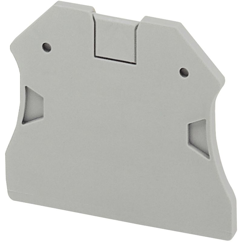 NSYTRAC22, End cover Linergy NSYTRA, 2.5..10mm², single-level, grey