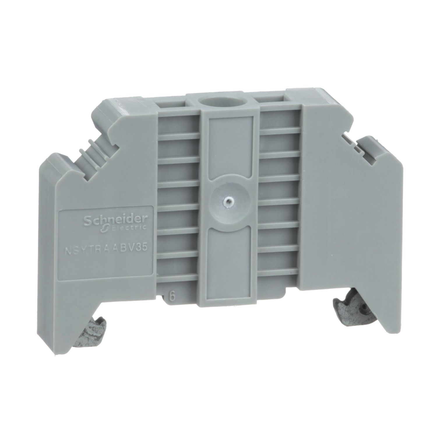 NSYTRAABV35, End stop Linergy NSYTRA, 9,5mm, for din rails 35mm