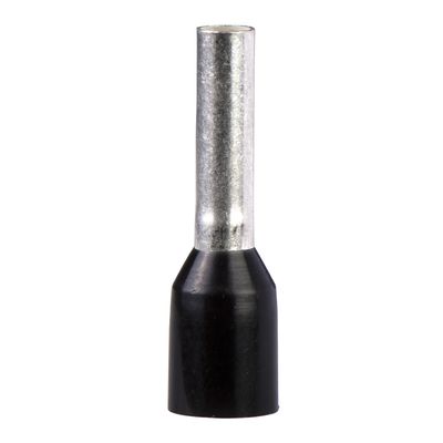 DZ5CE015, Cable end insulated DZ5, 1.5mm², medium size, black