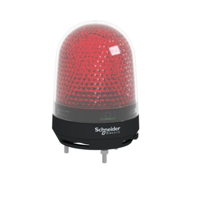 XVR3B04S, Illuminated beacon XVR, Ø100, red, buzzer 70..90dB, LED, 12..24V DC