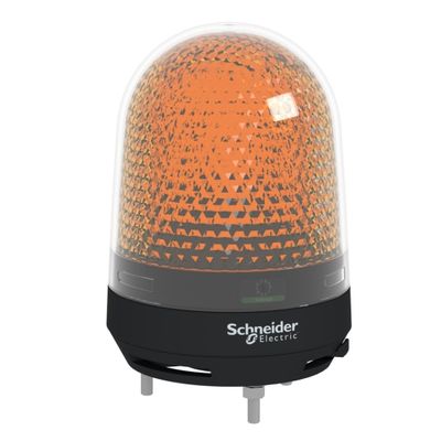 XVR3B05S, Illuminated beacon XVR, Ø100, orange, buzzer 70..90dB, LED, 12..24V DC