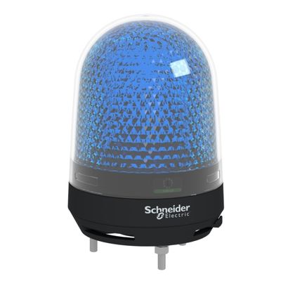 XVR3B06S, Illuminated beacon XVR, Ø100, blue, buzzer 70..90dB, LED, 12..24V DC