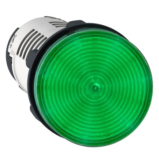 XB7EV03MP, Monolithic pilot light XB7, Ø22, plastic, green, LED, 230..240V AC