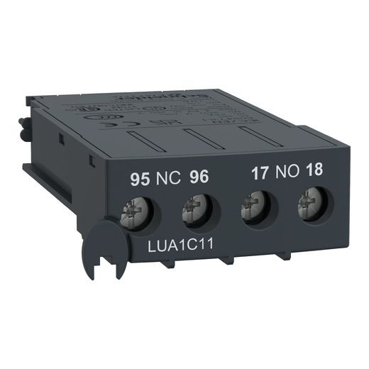 LUA1C11, Auxiliary contact TeSys Ultra, 1NO+1NC, fault signalling