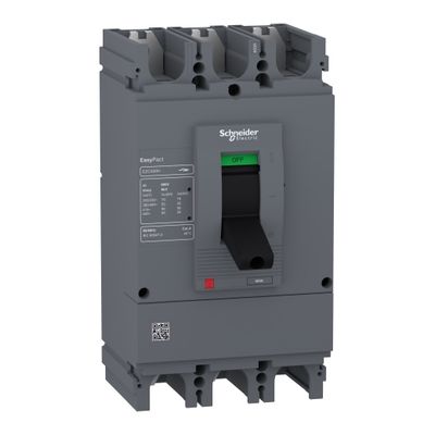 EZC630H3630N, MCCB, EasyPact EZC630H, 50kA/415VAC, 3 poles, TMD 630A