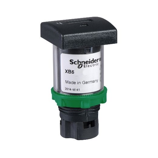 XB5DSB, Hour counter XB5, Ø22, plastic, black, mechanical 5 digit display, 12..24V AC/DC
