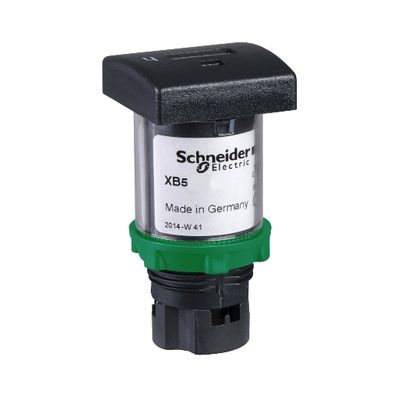 XB5DSG, Hour counter XB5, Ø 22,  plastic, black, mechanical 5 digit display, 120V AC