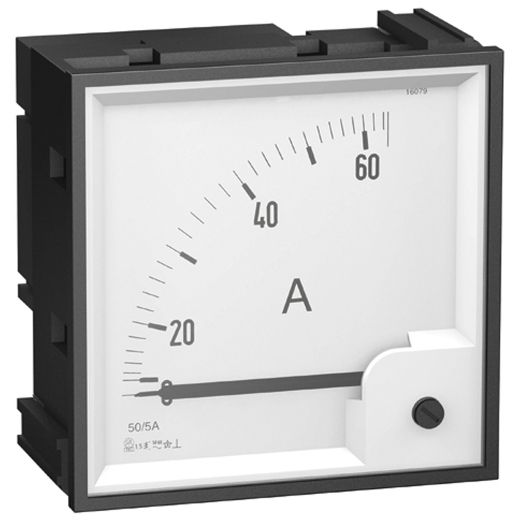 16012, Analog ammeter AMP, 72x72mm, 0..400A