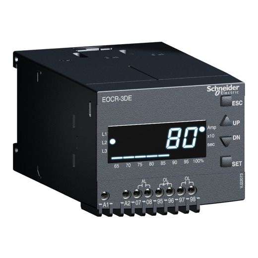 EOCR3EZ-05AUH, Electronic overcurrent relay EOCR, 0.5..7A, 100..240V AC