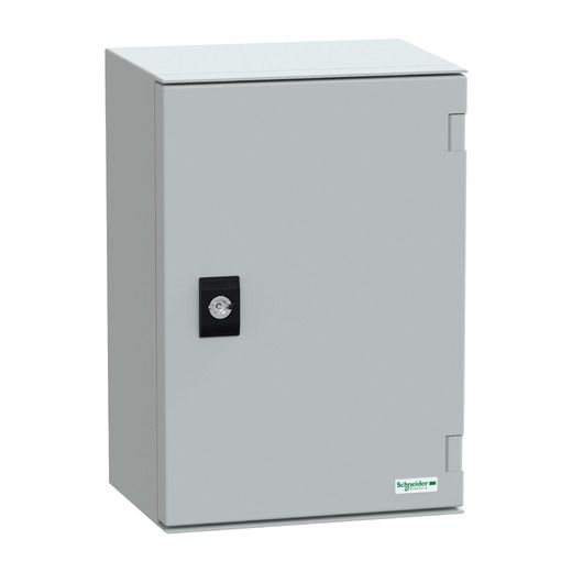 NSYPLM32G, Wall mounted ABS+PC enclosure Thalassa PLM, plain door, 310x215x160mm, IP66