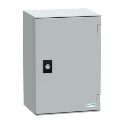 NSYPLM32G, Wall mounted ABS+PC enclosure Thalassa PLM, plain door, 310x215x160mm, IP66