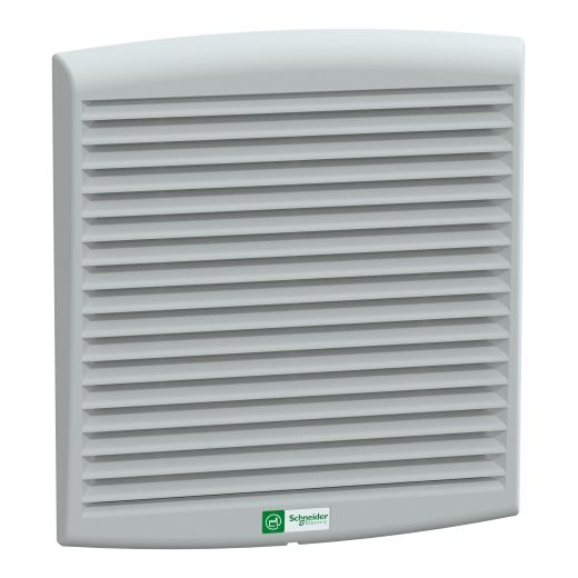NSYCVF300M230PF, Forced ventilator ClimaSys CV, 300m3/h, 230V AC, with outlet grille and filter G2, IP54