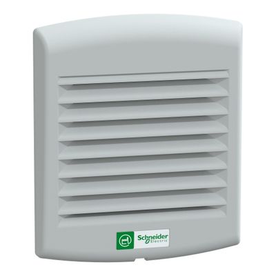 NSYCVF38M230PF, Forced ventilator ClimaSys CV, 35m3/h, 230V AC, with outlet grille and filter G2, IP54