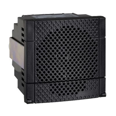 XVS72BMBP, Electronic alarms XVS, black, 72x72mm, PNP, 0..90dB, 16 tones, 4 channels, 12..24V DC