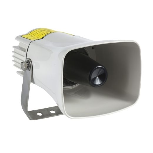 XVS14BMW, Multisound siren XVS, white, 0..105dB, 43 tones, 12..24V DC