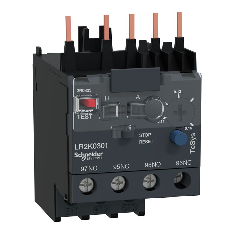 LR2K0301, Thermal overload relay TeSys K, 0.11..0.16A, class 10A