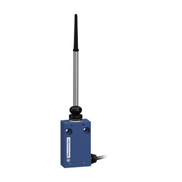 XCMH2107L1, Miniature limit switch XCMH, plastic, spring level with plastic end, 1NC+1NO, snap, cable 1m