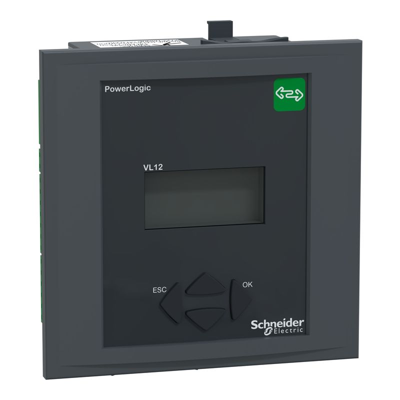 VPL12N, Power Factor controller PowerLogic PFC, modbus, backlit LCD, 12 output, 90..550V AC