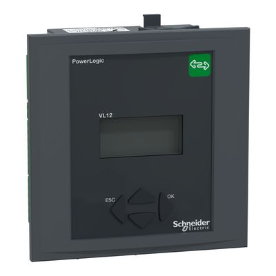 VPL12N, Power Factor controller PowerLogic PFC, modbus, backlit LCD, 12 output, 90..550V AC