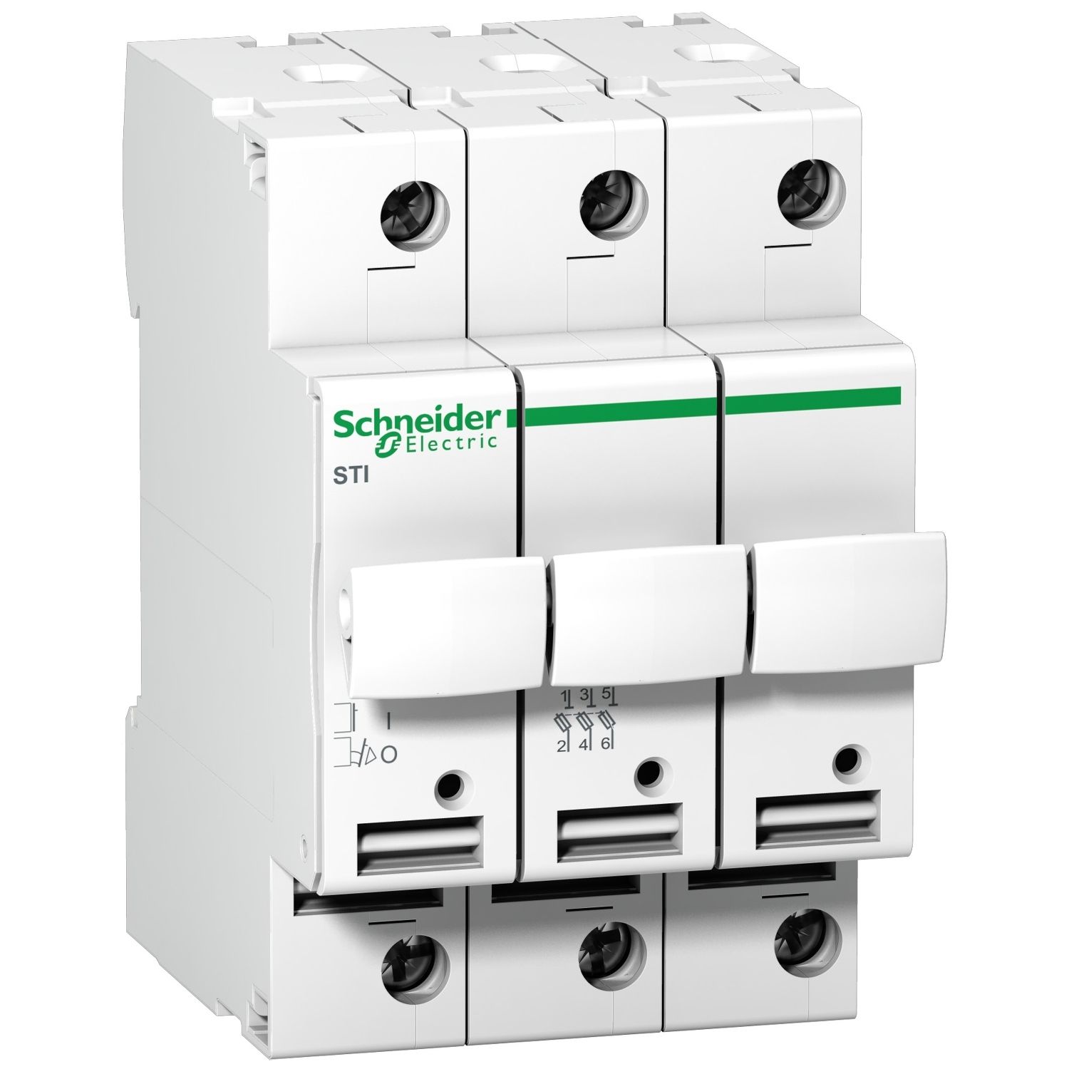 A9N15655, Fuse-disconnector STI, 3 poles, 10A, fuse 8.5 x 31.5 mm