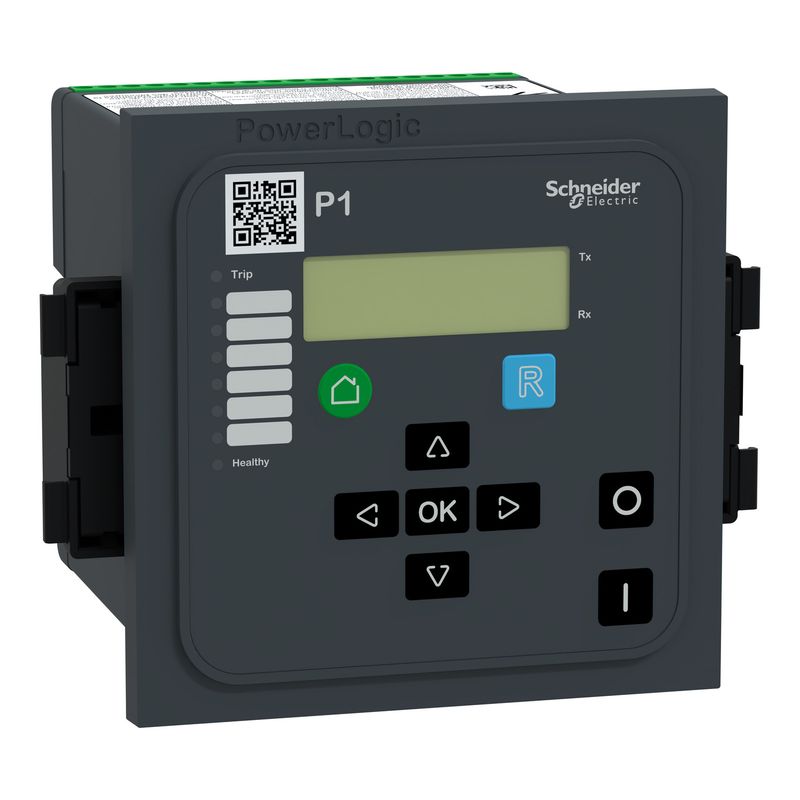REL15001, Protection relay PowerLogic P1F, 3CT, 0.05..12IN, 4DO, 24..250V AC/DC