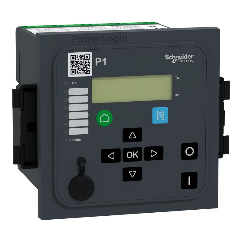 REL15004, Protection relay PowerLogic P1F, 3CT, 0.01..2IN, 6DO, 24..250V AC/DC (RS485/USB)