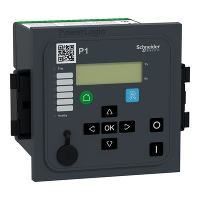 REL15006, Protection relay PowerLogic P1F, 3CT, 0.01..2IN, 4DI/4DO, 24..60V AC/DC (RS485/USB)