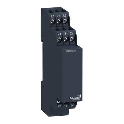 RM17TG20, 3-phase control relay RM17, 5A, 2CO, 183..484V AC