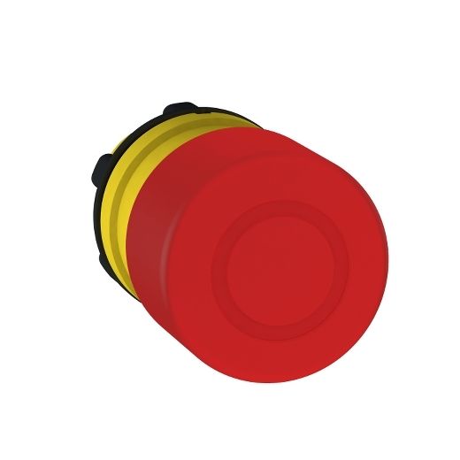 ZB5AT844, Emergency stop switch ZB5,  Ø22, plastic, red mushroom 30mm, push pull