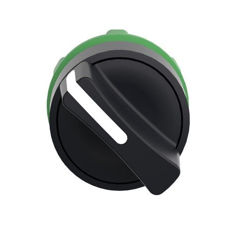 ZB5AD4, Selector switch ZB5, Ø22, , plastic, black, 2 positions, spring return from right to left