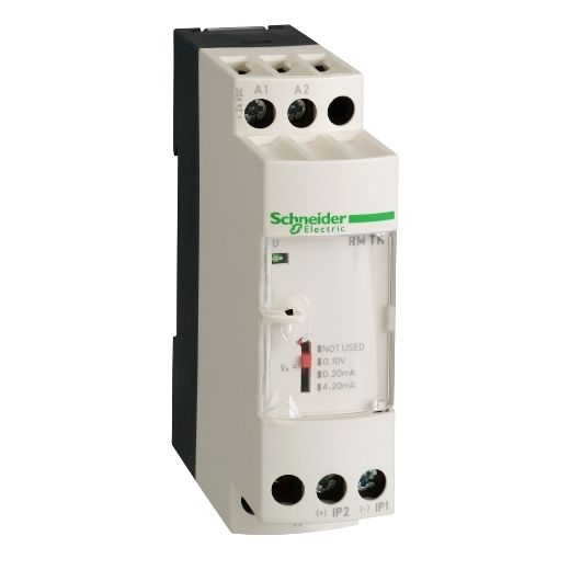 RMTK90BD, Analog temperature K converter RMT, thermocouples, 0..1200 °C, 4..20mA / 0..10V, 24V DC