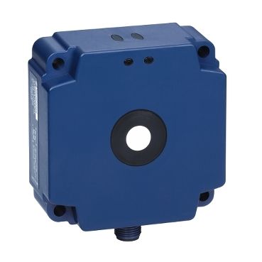 XX9D1A1C2M12, Ultrasonic sensors XX, 80x80, plastic, Sn=1m, 4..20mA, 12..24V DC, M12 connector