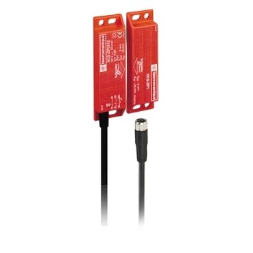 XCSDMP591L01M12, Coded magnetic switch XCSDM, 1NC+1NO, staggered, M12