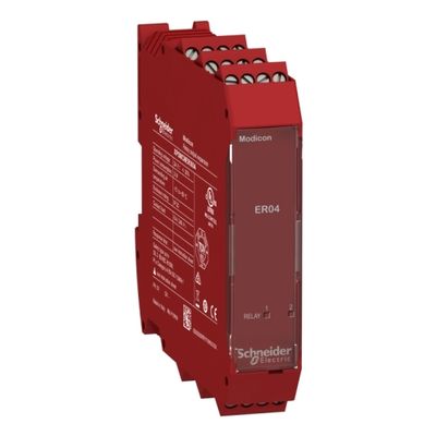 XPSMCMER0004, Modicon expansion module XPS, 4 safety output, 24V DC