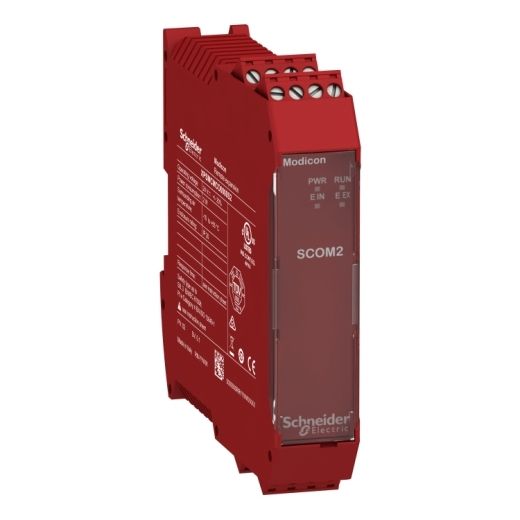 XPSMCMCO0000S2, Modicon expansion module XPS, RS485 safe communication, 2 way, 24V DC