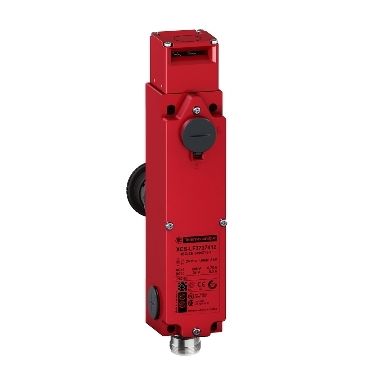 XCSLF373741M3, Safety switch XCS, metal, 4NC+2NO, slow break, p/b turn to release, M23, 24V AC/DC