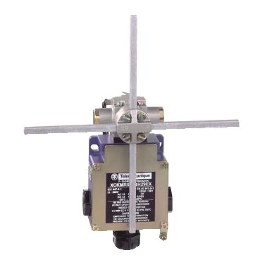 XCKMR54D1H29EX, Limit switch XCK, square rod 6 mm crossed, 2 x (2NC), ATEX/IECEx