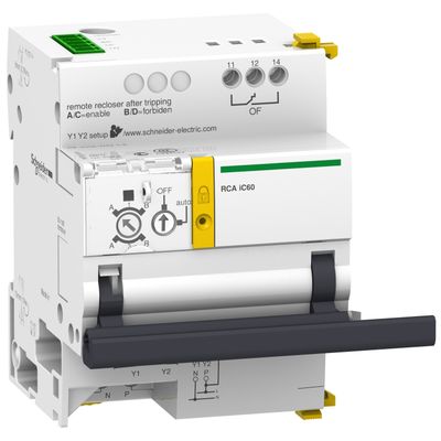 A9C70122, Remote control auxiliary iC60, 1P, 1P+N, 2P installations with Ti24 interface