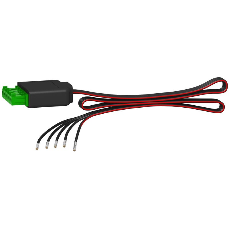 A9XCAU06, Single-end prefabricated cables Acti 9, 870mm, 5wires