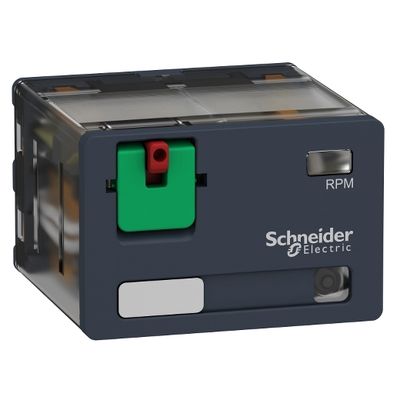 RPM42P7, Power plug-in relay RPM, 15A, 4CO, LED, 230V AC