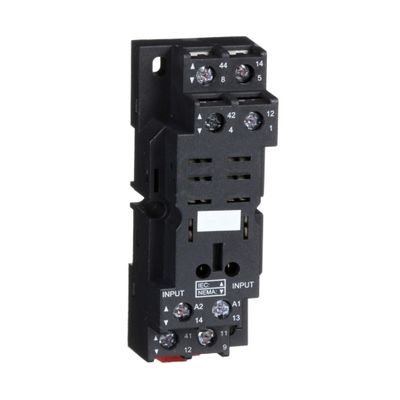 RPZF2, Socket RPZ, mixed contact, 16A, screw clamp, for RPM2