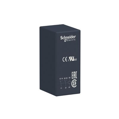 RSB2A080BD, PCB interface plug-in relay RSB, 8A, 2CO, 24V DC