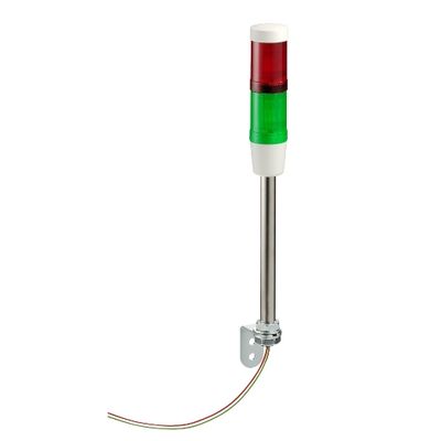 XVMB2RGSB, Iindicator bank without buzzer XVM, 2 illuminated units, Ø45, 24V AC/DC, RG