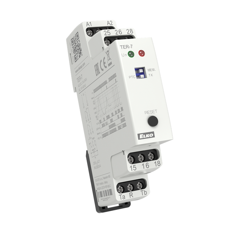 TER-7, Thermostat for motor winding TER, 2CO, 1.8..3.3kΩ, 24..240V AC/DC