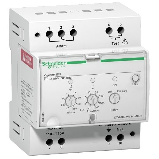 IMD-IM9, Vigilohm insulation monitorIMD , 1CO, 2 Ohm..500 kOhm, 110..415V AC