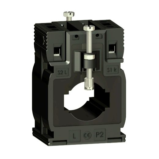 METSECT5MA040, Current transformer DIN mount, 400/5, for busbar and cables, Ø27
