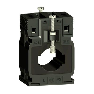 METSECT5MA040, Current transformer DIN mount, 400/5, for busbar and cables, Ø27
