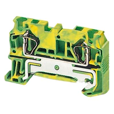 NSYTRR42PE, Terminal block Linergy NSYTRR, passthrough, 4mm², single-level, spring, green-yellow