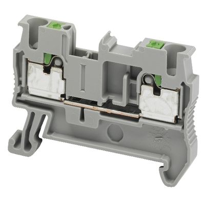 NSYTRP22, Terminal block Linergy NSYTRP, passthrough, 2.5mm², 24A , single-level, push-in, grey