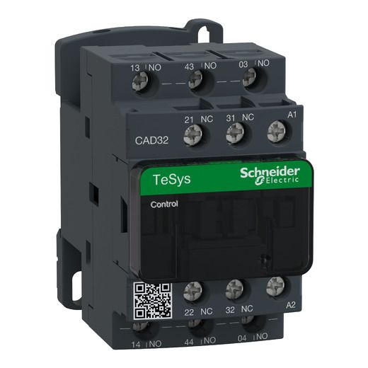 CAD32R7, Control relay TeSys D, 3NO+2NC, 440V AC coil